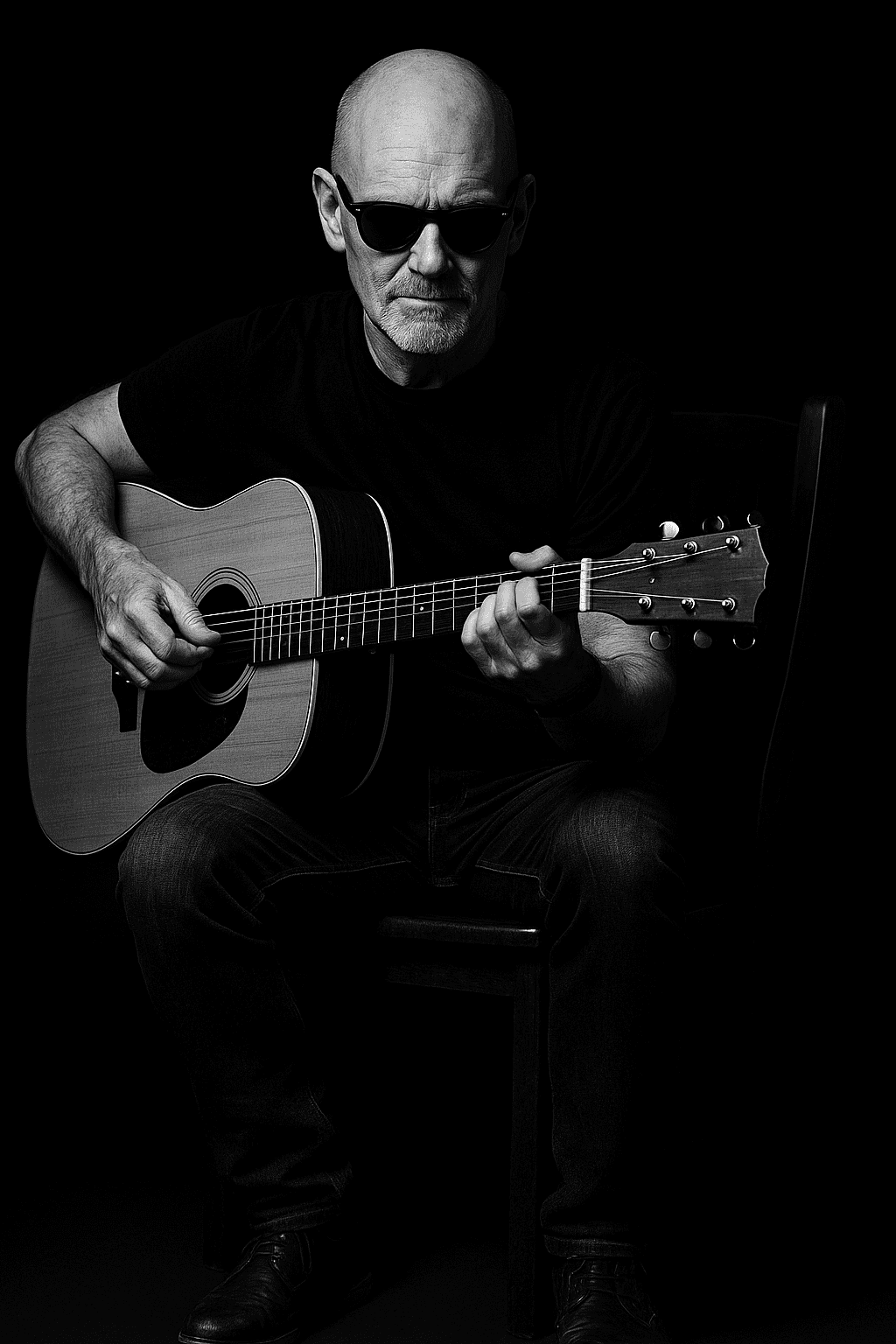 Billede af Jan Engelbrecht Pedersen der spiller guitar